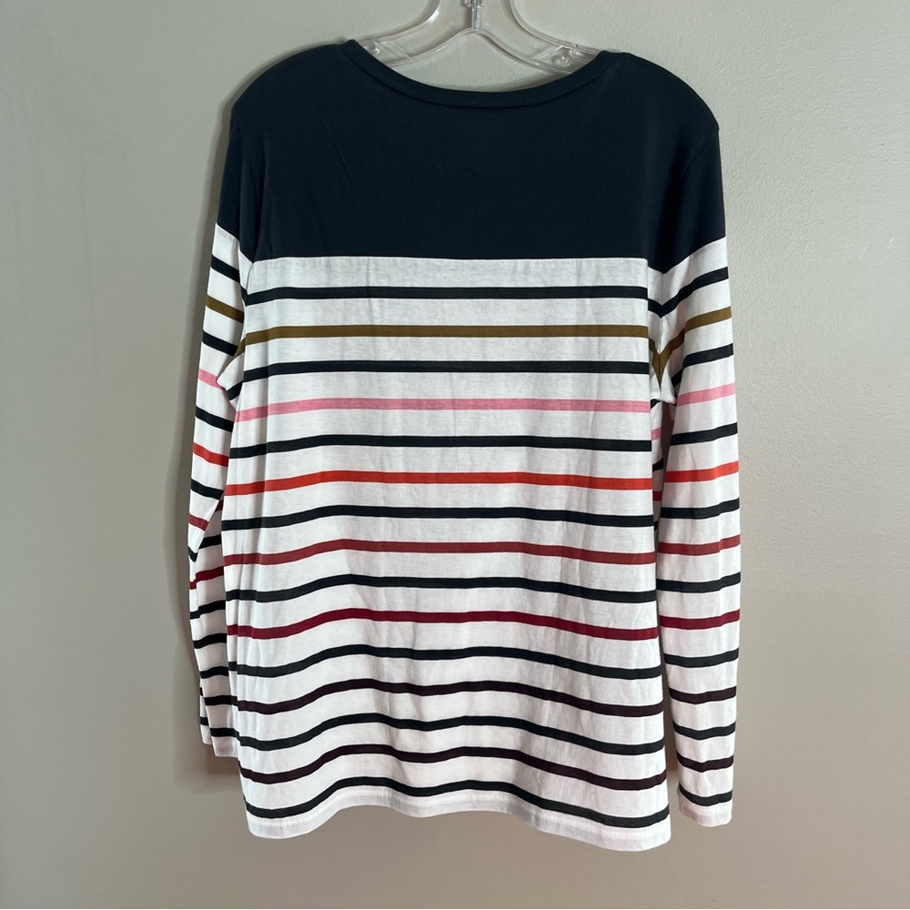 LOFT NEW Size XL Stripe Long Sleeve T-Shirt Tee - Picture 3 of 6